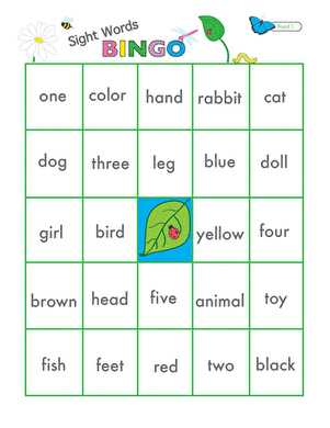 Sight Words Game