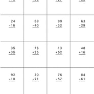 Double-Digit Addition and Subtraction
