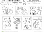 Jack and the Beanstalk Story Sequence