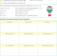 Order of Operations: PEMDAS