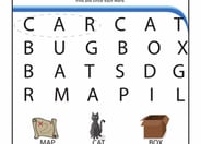 One Syllable Word Search