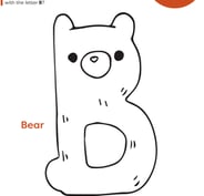 Color the Animal Alphabet: B