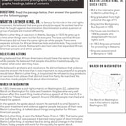 Nonfiction Text Features: Martin Luther King, Jr.
