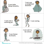 Calm Down Cards for Young Children