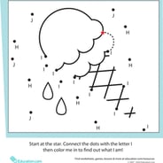 Alphabet Dot-to-Dot: I