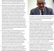 Informational Reading Comprehension: Biography of Thurgood Marshall