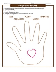 Foregiveness Fingers