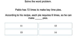 Division Word Problems with One-Digit Divisors
