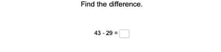 Two-Digit Subtraction and Regrouping