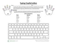 Where Do My Fingers Go? Capital Letters S-D-F-J-K-L 