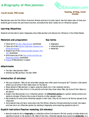 A Biography of Mae Jemison