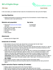 Bill of Rights Bingo