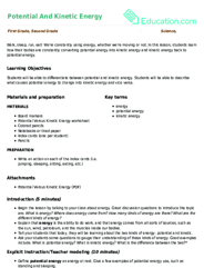 Potential And Kinetic Energy